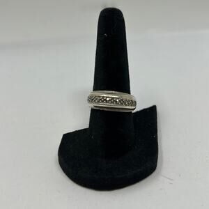925 Sterling Silver N F Women's Marcasite Ring Size 6.5